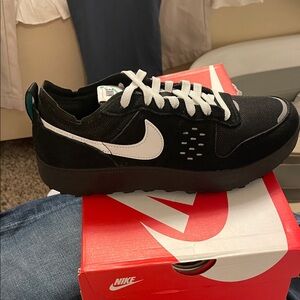 Nike C1TY Shoes - Black and White